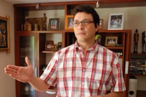 Carlos Caicedo, Alcalde de Santa Marta. Tomada de Santamartaaldia.blogspot.com