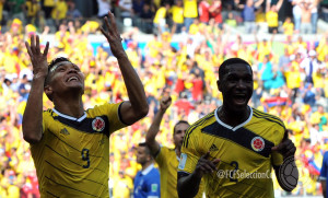 Teo celebra su primer gol en el Mundial.