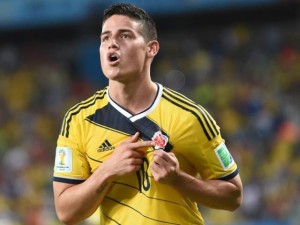 James Rodríguez, máximo goleador de Mundial Brasil 2014.