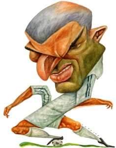 Zinedine Zidane, dibujado por Turcios