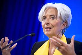 Christine Lagarde, del FMI.