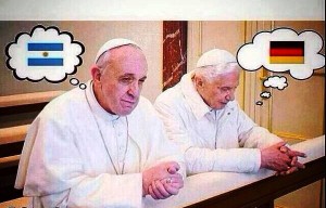 Papa Francisco y Benedicto