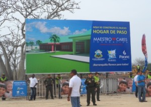 Maqueta de la obra