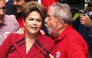 Dilma y su mentor, Lula