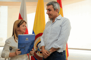 Elsa Noguera y Walil David, cuando todo iba con el pie derecho.