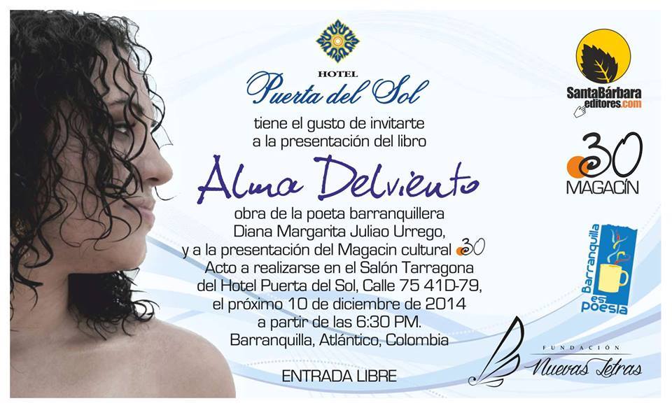 Agenda cultural - Alma Delviento