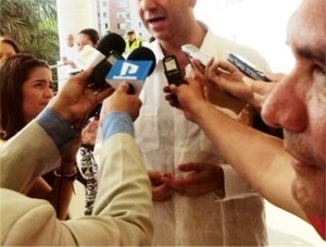 Gabriel Vallejo López, ministro del Medio Ambiente.