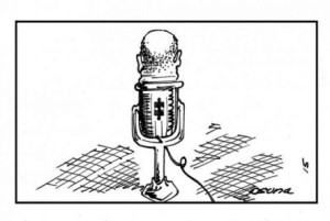 'Sistema Radial Acusatorio, caricatura de Osuna.