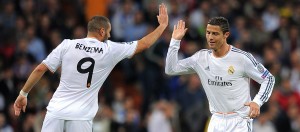 Karim Benzema y Cristiano Ronaldo.