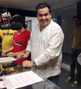 Juan Manuel Buelvas en el programa La Cháchara por 94.1 Uniautónoma Stereo.