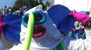 Las marimondas del barrio abajo disfrutan un día más del Carnaval de Barranquilla.
