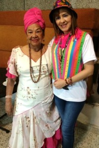 Totó con Fanny Sosa