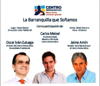 El Centro Democrático ya anda definiendo candidatos en todo el país.