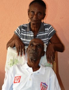 Mmartin Cañate con su inseparable esposa Concepción Torres de Cañate.