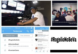 #RogelioNoSeVa es tendencia en las redes sociales.