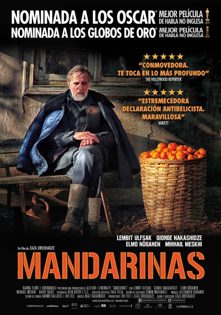 Mandarinas, película afiche