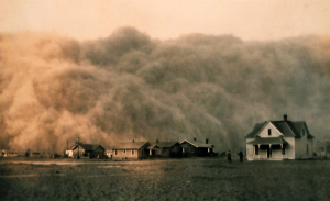 Tormenta de polvo.