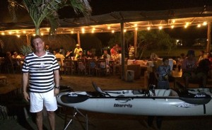 5 Pedro Mendoza, campeón y gran campeón del torneo de pesca Nacional que tuvo como sede principal de despegue y premiación la marina de Puerto Velero. 