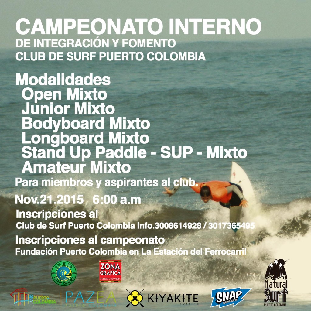 Torneo de surf Puerto Colombia