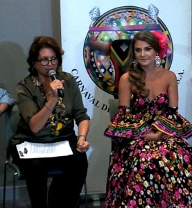 "No queremos que la gente se vaya durante el desfile de la batalla de flores" afirmó Carla Celia