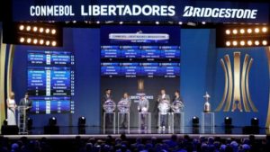 Football Soccer - 2017 Copa Libertadores draw - CONMEBOL headquarters, Luque, Paraguay - 21/12/2016  A general view of the draw for the 2017 Copa Libertadores soccer championship.  REUTERS/Jorge Adorno