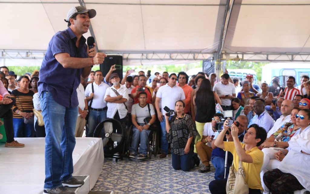 El alcalde Alejandro Char describió cómo el Portafolio de Estímulos pasó en diez años de tener una bolsa de 200 millones de pesos a 2.400 millones de pesos.