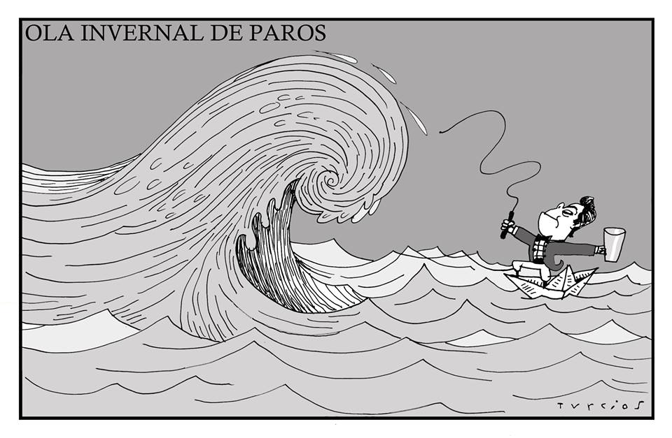 Turcios - Ola invernal de paros