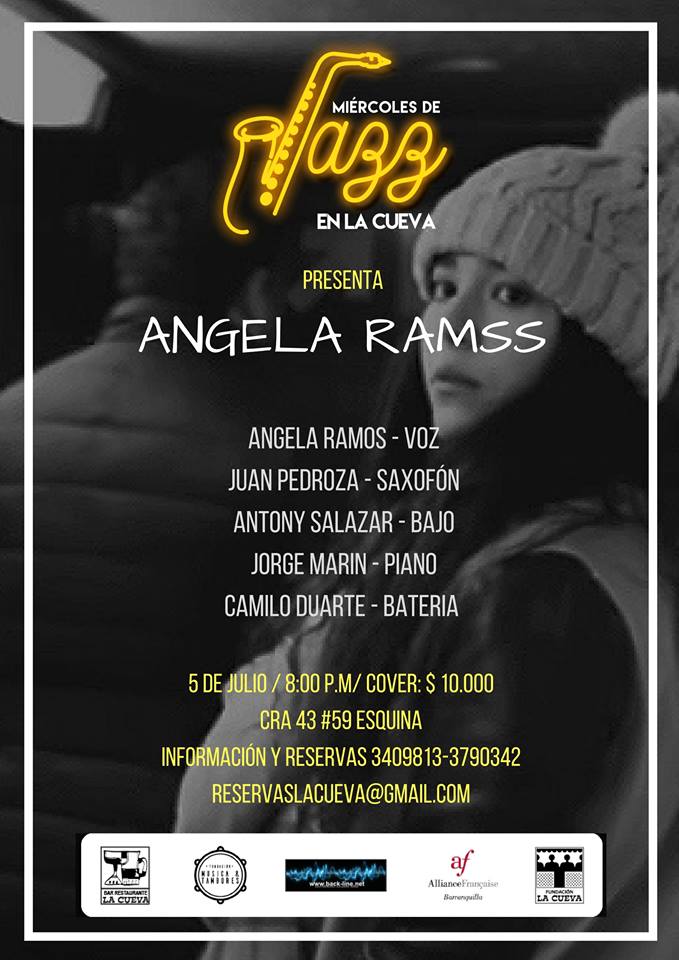 Angela Ramss miércoles de jazz en La Cueva
