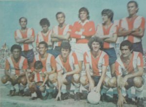 Junior 1977: Toto Rubio, Óscar Bolaño,´Jopa´Berdugo,Delménico, Comesaña, y Miranda.