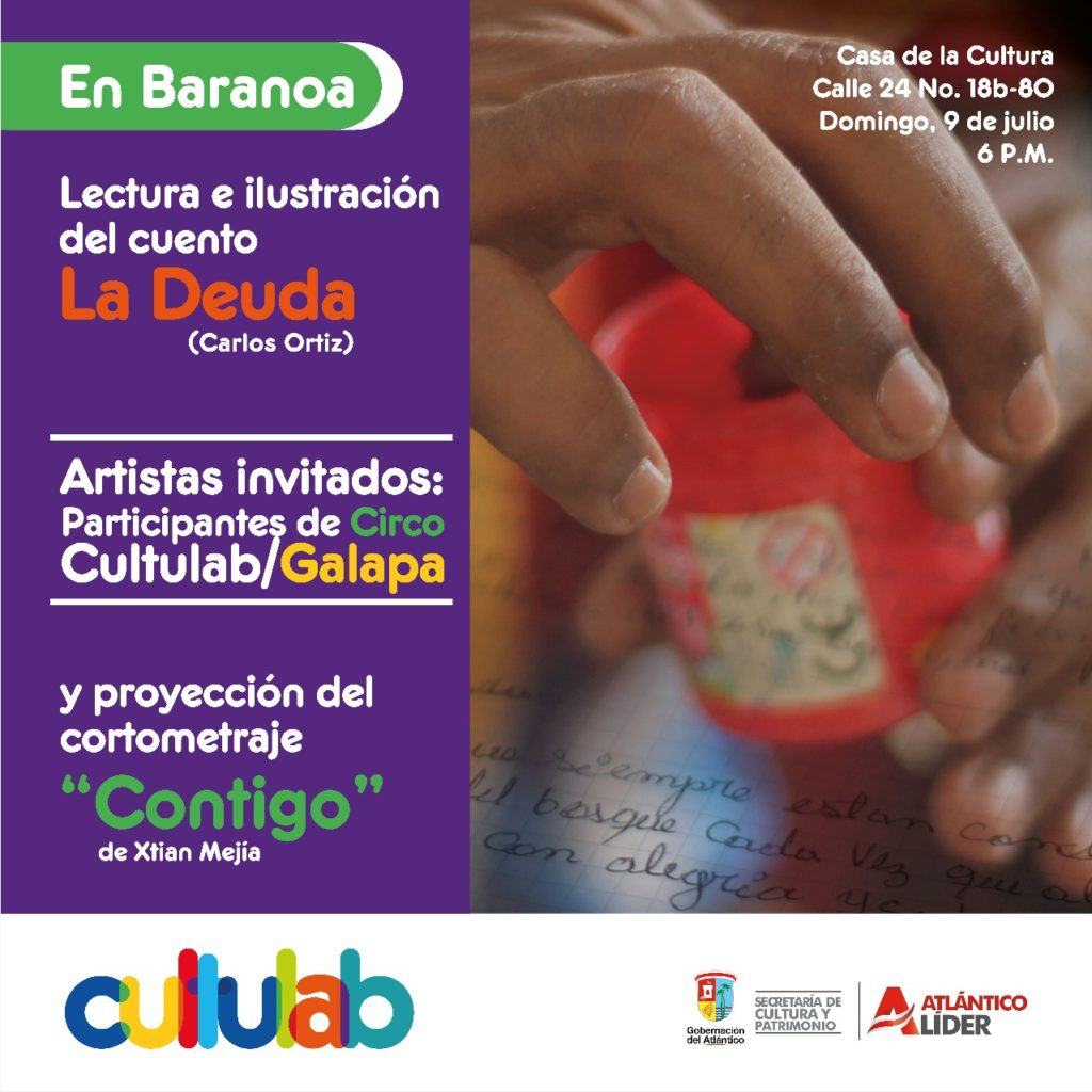 Ilustración en vivo, circo Baranoa, julio 9