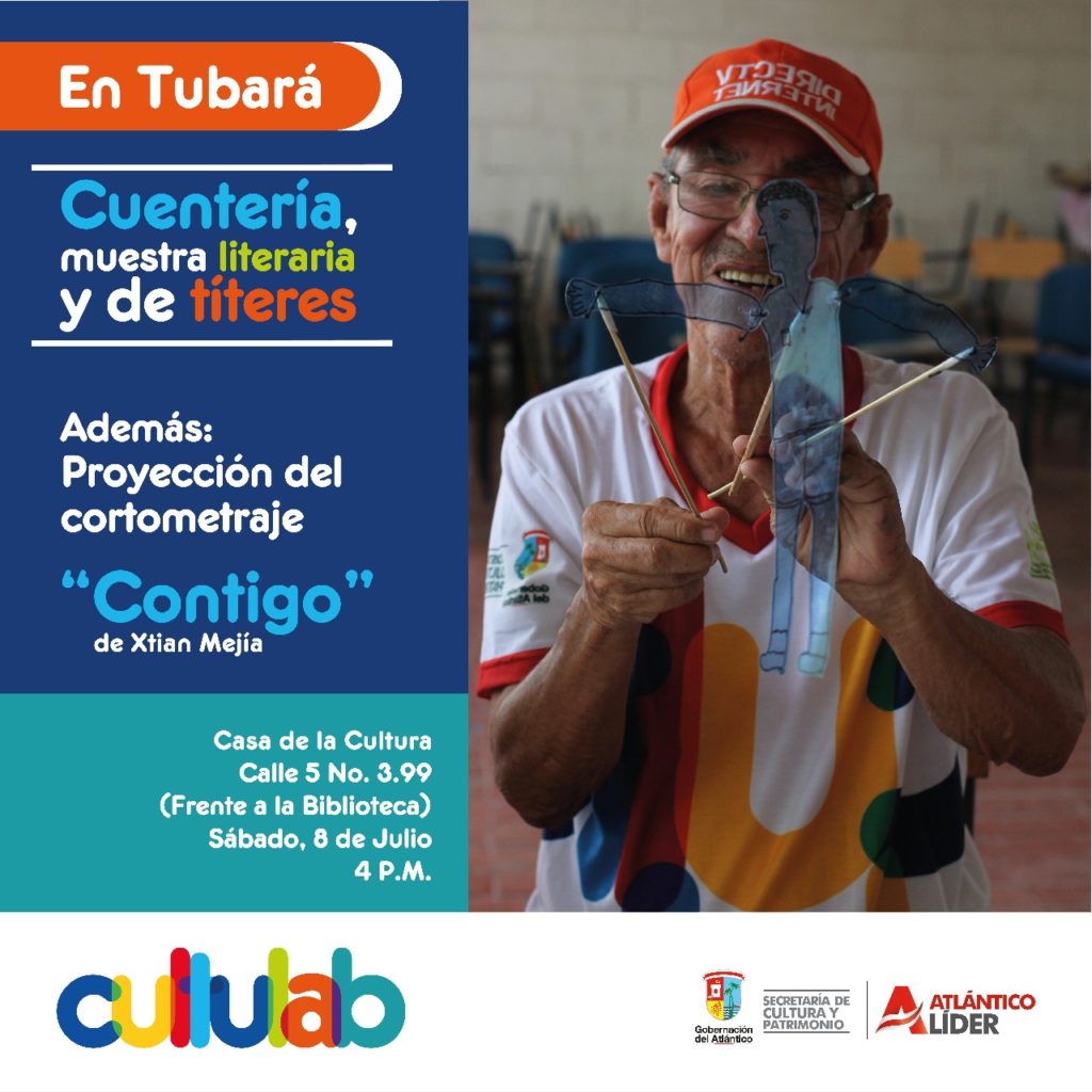 Tubará, cuentería, títeres, muestra literaria_ julio 8