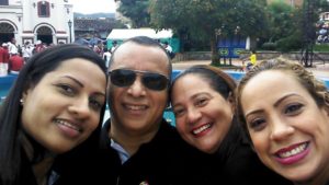 Jackeline Márquez,Marcos Navarro, Mara Alonso y Sandra Cantillo