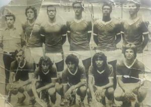 Selección Atlántico 1973: Antonio Barake, Joaquín Arias,Rafael Amador, Carlos Bengal,Lindel Manuel, Helí Pereira (Abajo) Ramón Jesurún, Gillermo Avendaño, Él Mello´ Martínez, Carlos Arévalo y Doria Martínez.