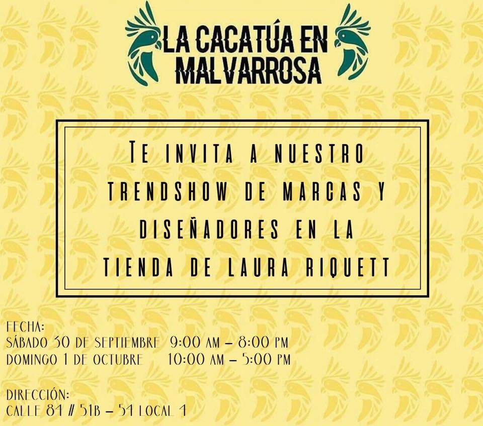 La cacatúa en malvarosa - Laura Riquett