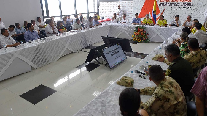 La Región Caribe rompió este año el récord en aprobaciones de recursos de regalías, con la autorización impartida por el Ocad, reunión a la que asistió el Presidente Santos y varios de sus ministros.