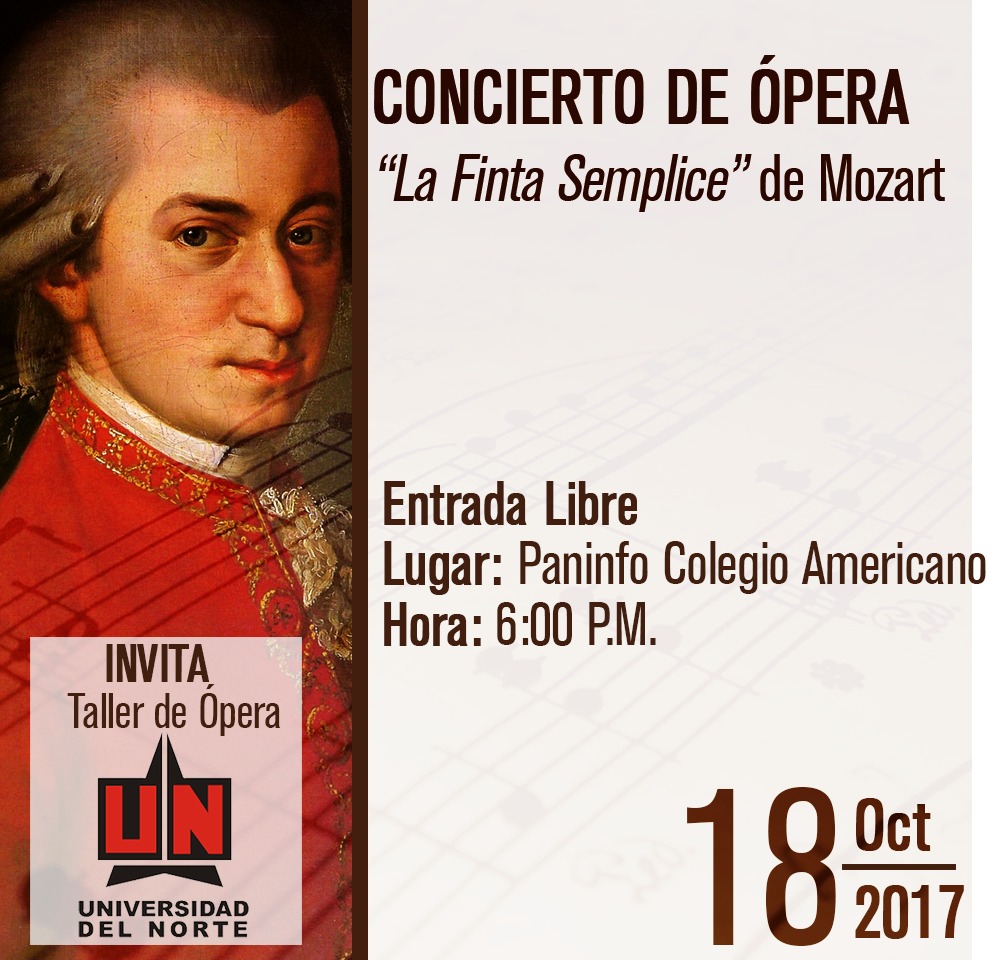 Erika Nigrini - LA FINTA SEMPLICE invitaciób