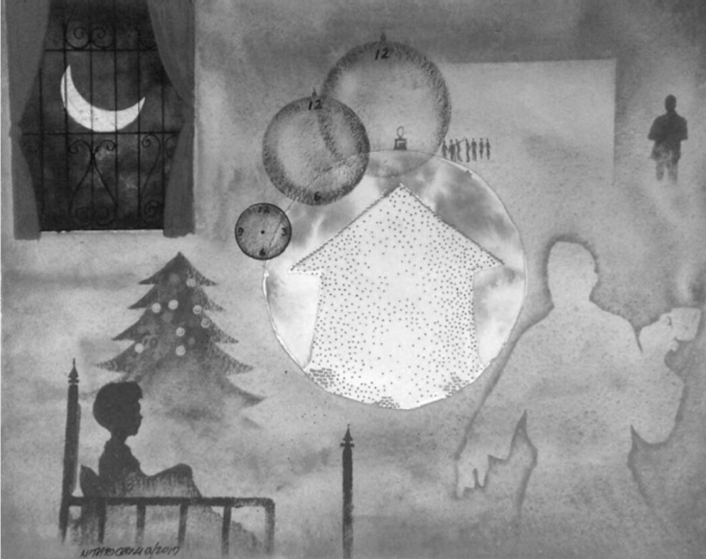 La Cita - Nitho Cecilio (técnica mixta)