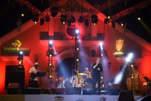 Chabuco, al inicio del festival.