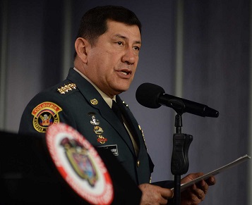 El general Juan Pablo Rodríguez, cuya máxima permanencia en el servicio activo vence el 1° de diciembre, agradeció a los soldados de la Patria el profesionalismo y la entrega mostrados durante su permanencia en la institución.