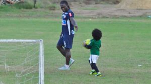 Jimmi Chará y su hijo Juan Pablo