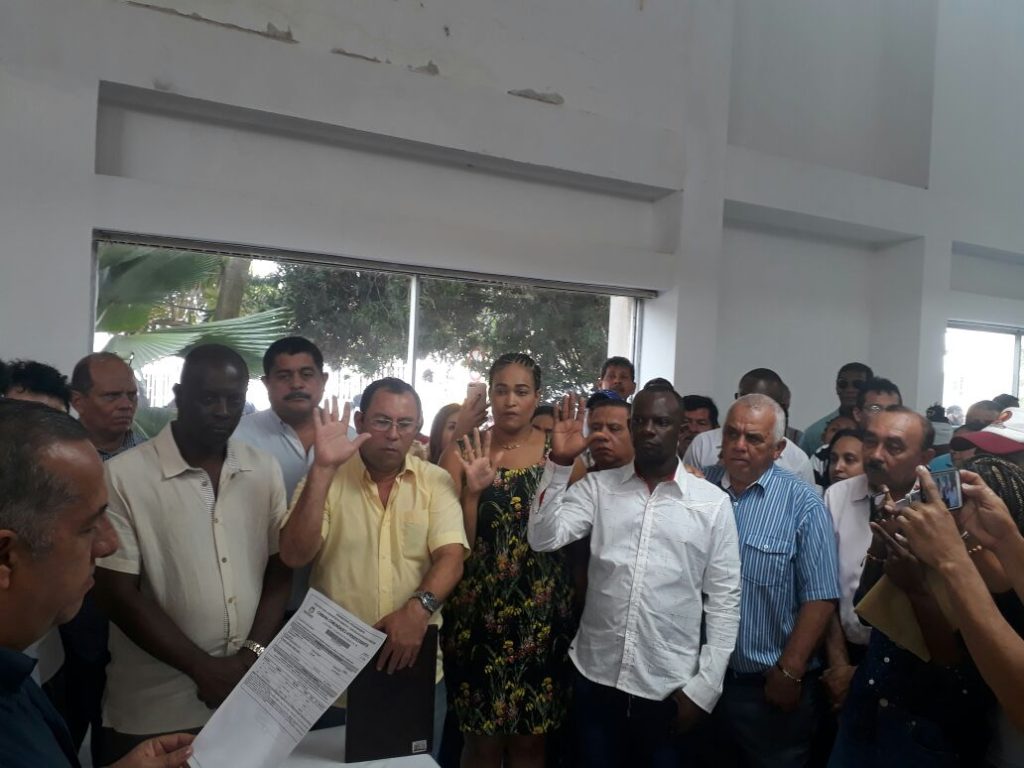 9 Los inscritptores los delegados departamentales