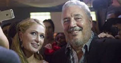 2 Fidel y Paris Hilton3