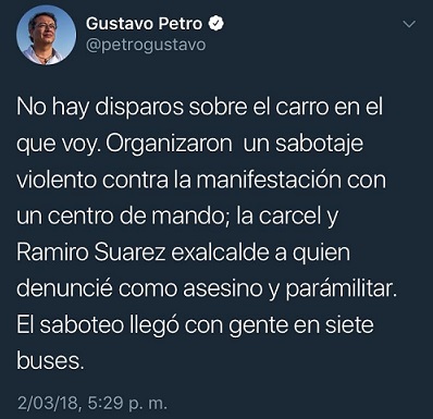5 no hay disparos