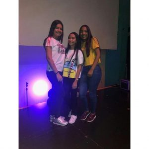 Jessica Acevedo, Alejandra Santiago y María Camila González