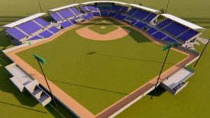 Maqueta del estadio de béisbol ´Jorge Alfaro´