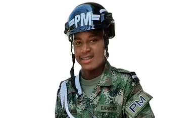Anderson Arboleda prestando servicio militar Batallón Pichincha de Cali. Fotografía- Cortesía Familia Arboleda.