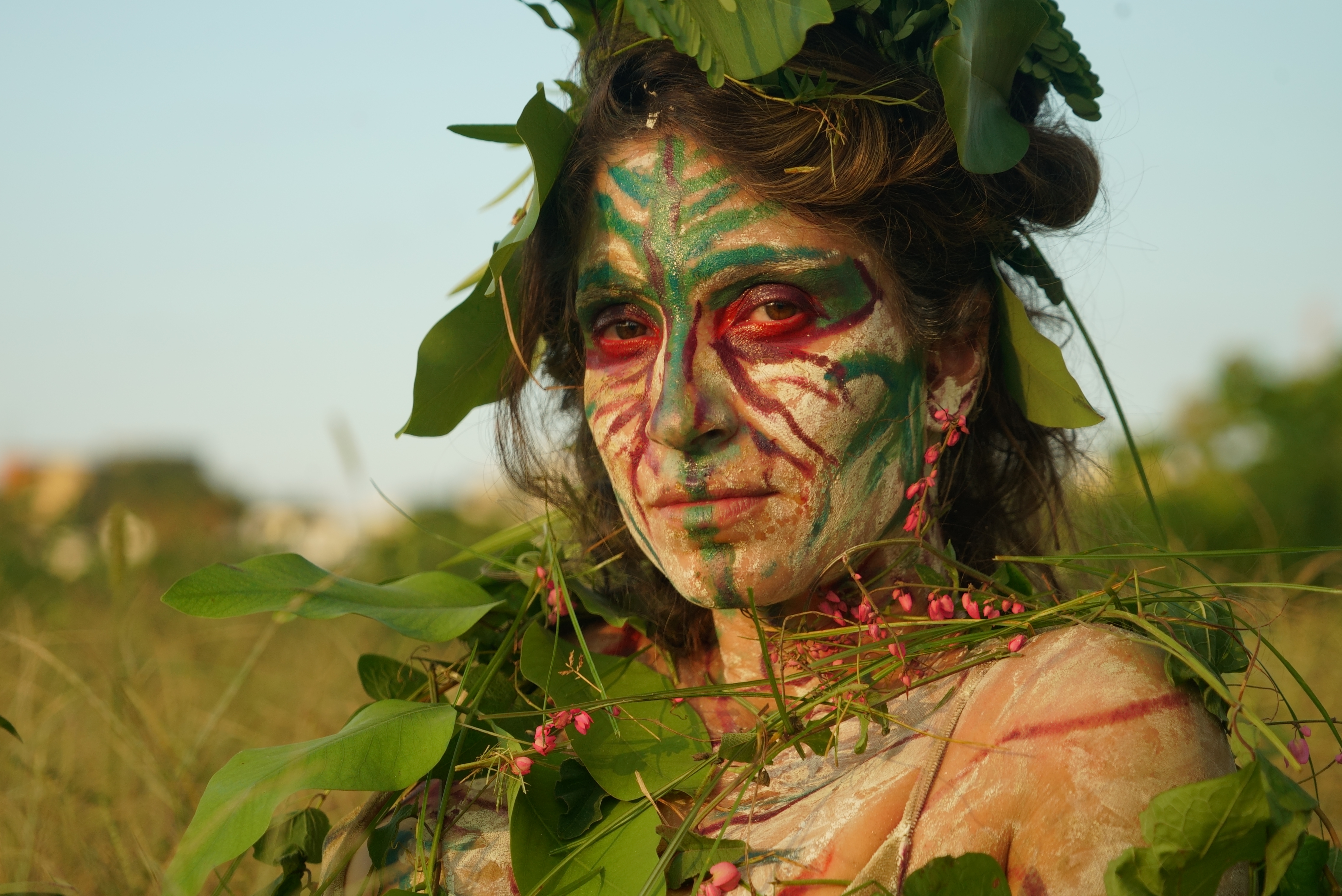 Manuela Gómez Bancelin como Manjares del Monte en el Carnaval de Barranquilla 2026